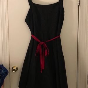 Black Pin Stripe Dress